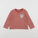 Vertbaudet - tee-shirt rouge - 24 mois