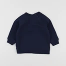 H&M - sweat bleu - 3/6 mois