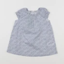 H&M - robe bleu - 3/6 mois