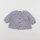 Boutchou - blouse bleu - 3 mois