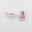Vertbaudet - chaussons blanc, rose - pointure 16/17