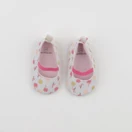 Vertbaudet - chaussons blanc, rose - pointure 16/17