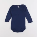 Petit Bateau - body bleu - 6 mois