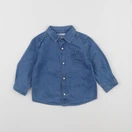 Boutchou - chemise bleu - 9 mois