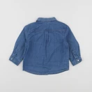 Boutchou - chemise bleu - 9 mois