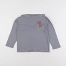 Petit Bateau - sweat bleu - 6 ans