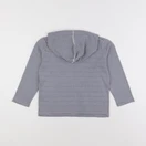 Petit Bateau - sweat bleu - 6 ans