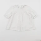 Petit Bateau - robe blanc - 3 mois