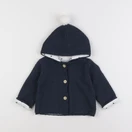 Vertbaudet - gilet bleu - 6 mois