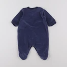 Petit Bateau - pyjama velours bleu - 3 mois