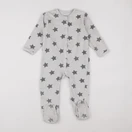 Vertbaudet - pyjama velours gris - 3 ans