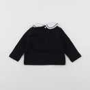 Jacadi - sweat noir - 6 mois