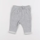 Vertbaudet - jogging argent, gris - 3 mois