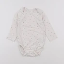 H&M - body beige - 6/9 mois