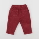 Cyrillus - pantalon rouge - 12 mois