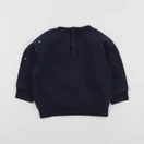 Petit Bateau - sweat bleu - 18 mois