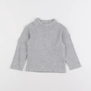 Vertbaudet - sous-pull gris - 18 mois