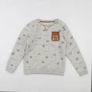 Vertbaudet - sweat gris - 10 ans