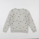 Vertbaudet - sweat gris - 10 ans