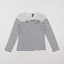 IKKS - tee-shirt blanc, bleu - 8 ans