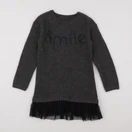 IKKS - robe gris - 6 ans