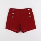 Jacadi - short rouge - 8 ans