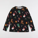 H&M - tee-shirt noir - 9/10 ans