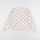 The animals observatory - sweat beige, rouge - 8 ans