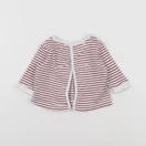 Boutchou - tee-shirt blanc, rouge - 3 mois