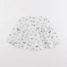 Zara - blouse blanc - 6/9 mois