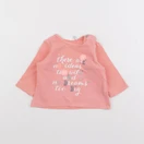 IKKS - tee-shirt rose - 6 mois