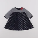Petit Bateau - robe bleu - 3 mois