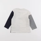 IKKS - tee-shirt bleu, blanc - 12 mois