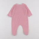 Petit Bateau - pyjama velours rose - 12 mois