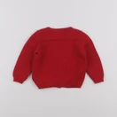 Petit Bateau - gilet rouge - 12 mois
