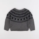 Mango - pull gris - 12/18 mois