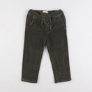 Mango - pantalon doublé vert - 18/24 mois