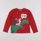 H&M - tee-shirt rouge - 6/8 ans