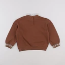Vertbaudet - sweat marron - 6 ans