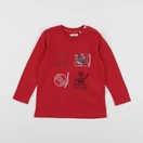 IKKS - tee-shirt rouge - 2 ans