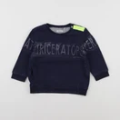 IKKS - sweat bleu - 18 mois