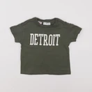 Mango - tee-shirt vert - 9/12 mois