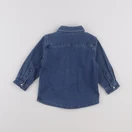 Boutchou - chemise bleu - 18 mois
