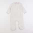 Vertbaudet - pyjama velours beige - 18 mois