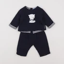 Jacadi - ensemble bleu - 3 mois
