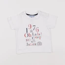 Jacadi - tee-shirt blanc - 6 mois