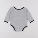 Vertbaudet - body gris - 12 mois