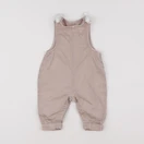 Vertbaudet - salopette beige - 6 mois