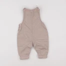 Vertbaudet - salopette beige - 6 mois