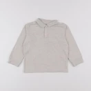 Vertbaudet - polo gris - 4 ans